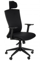 Fotel biurowy, HG004 czarny